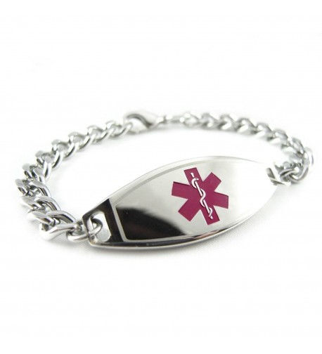 MyIDDr Pre Engraved Customized Penicillin Bracelet