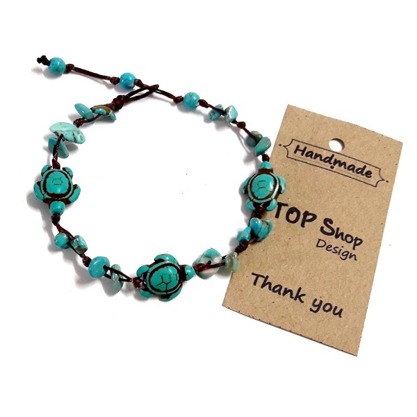 Turtle Turquoise Anklet Bracelet cm Handmade