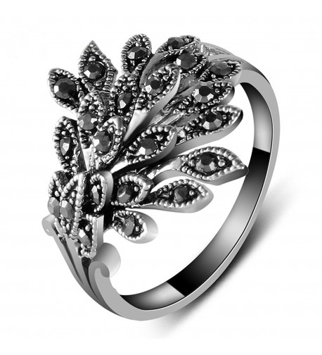 Yfnfxl Marcasite Rhinestone Statement Cocktail