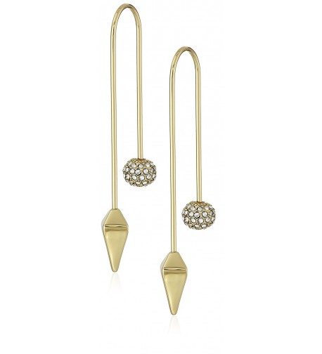 Rebecca Minkoff Threader Crystal Earrings