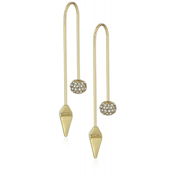 Rebecca Minkoff Threader Crystal Earrings