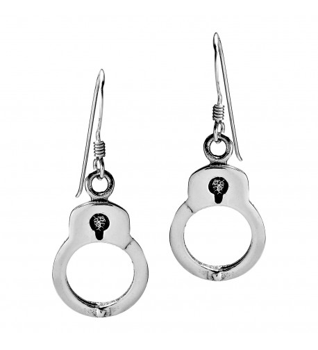 Handcuff Forever Sterling Silver Earrings