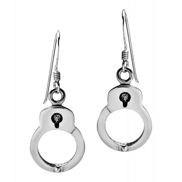 Handcuff Forever Sterling Silver Earrings