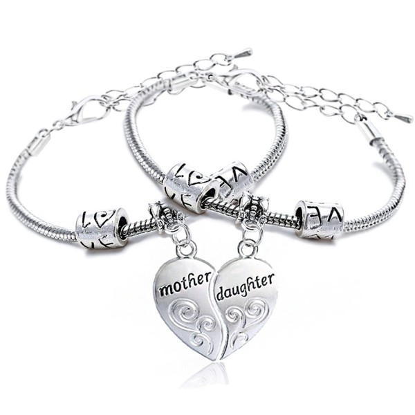 Mother Daughter Bracelets Mother's Day Gifts for Mom Charm Pendant ...
