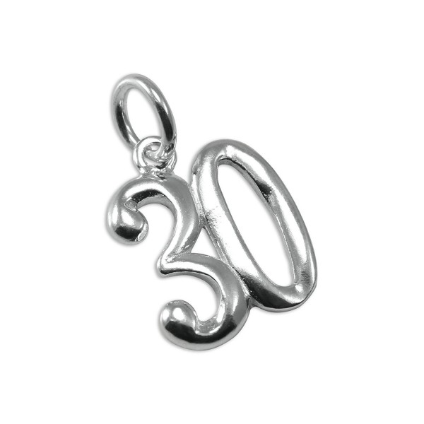 Sterling Silver Birthday Number Aniversary