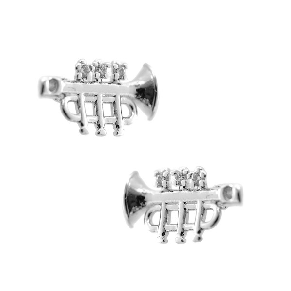chelseachicNYC Gloss Crystal Trumpet Earrings