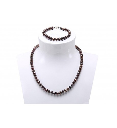 JYX Dark coffee Freshwater Cultured Pearl