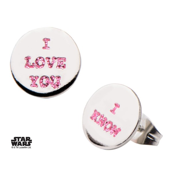 Womens Stainless Star Wars Earrings