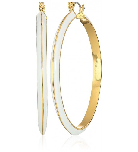 Trina Turk White Knife Earrings