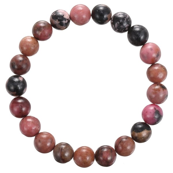 BRCbeads Bracelets Rhodonite Gemstones Birthstone