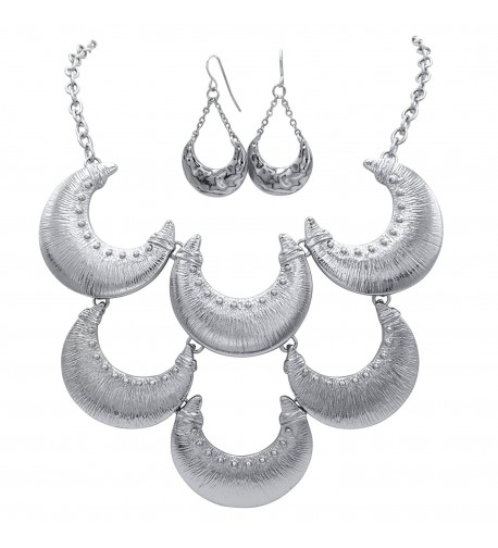 Abstract Statement Boutique Necklace Earrings