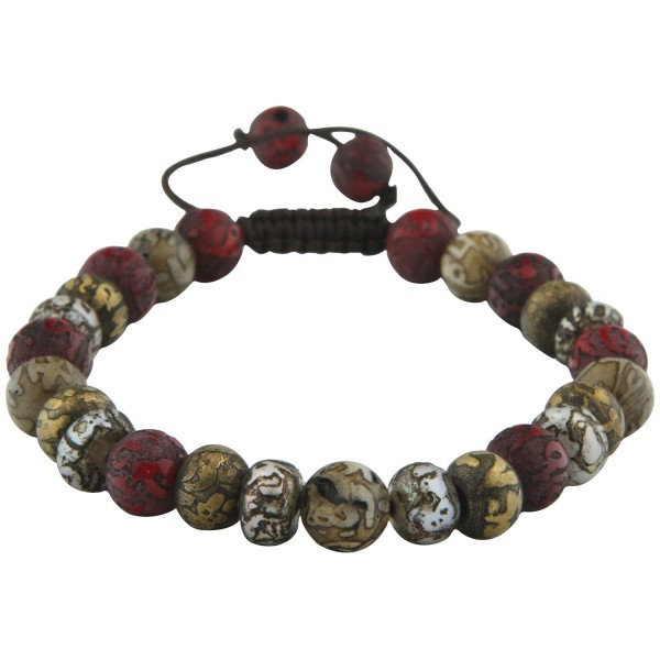 Buddha Groove Adjustable Beaded Bracelet