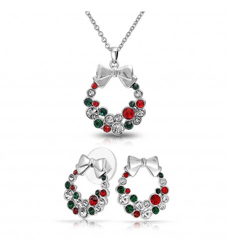 Bling Jewelry Crystal Necklace earrings