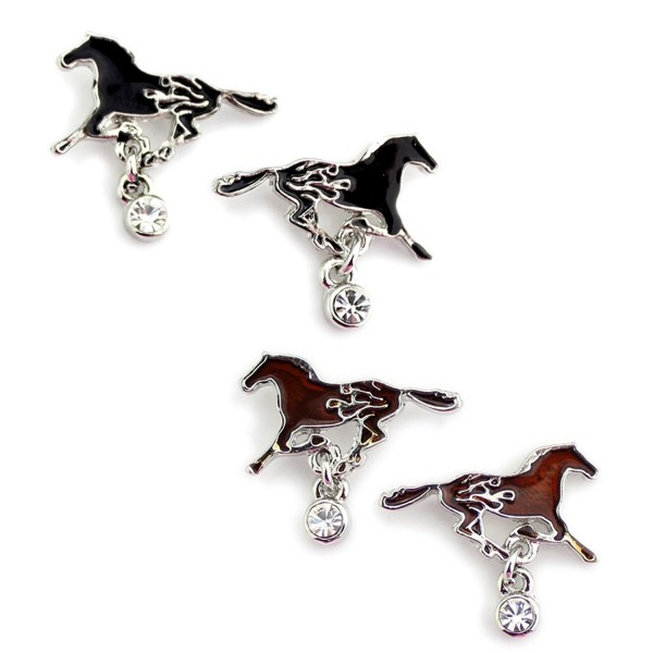 Western Running Earrings WYO HORSE Collection