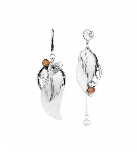 Cuicanstar Crystal Asymmetric Earrings Bohemia