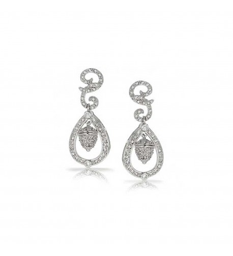 Bling Jewelry Inspired Wedding Earrings