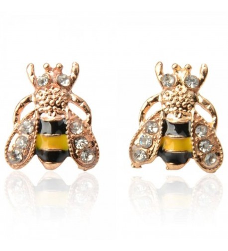 CRB Crystal Bumblebee Bumble Earrings