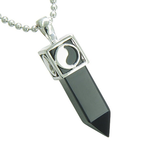 Positive Crystal Simulated Pendant Necklace