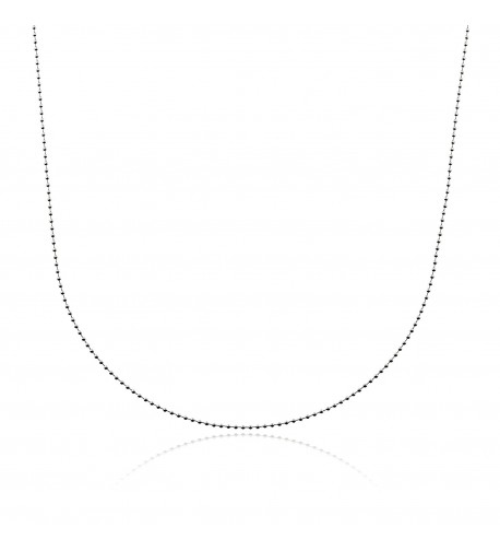 Sterling Silver Chain Necklace Plated