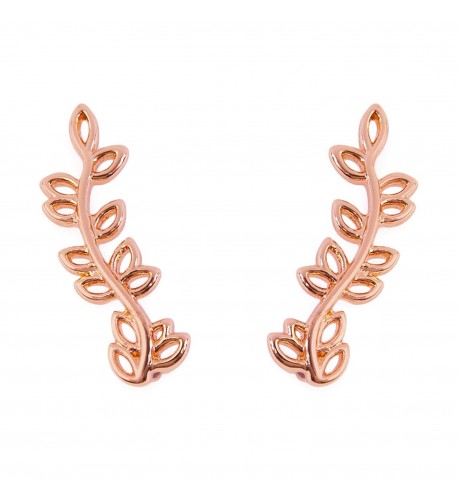 Fashion Womens Petal Crawler Earrings