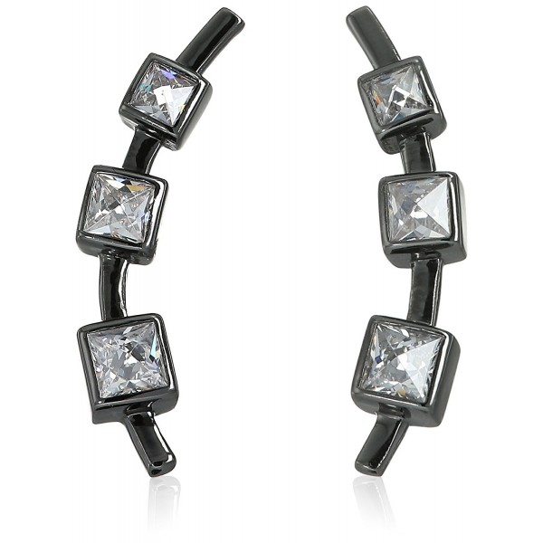 Nicole Miller Pyramid Black Cuff