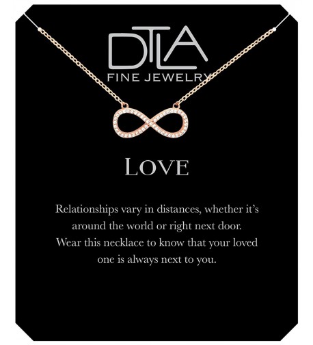 DTLA Infinity Necklace Sterling Inspirational