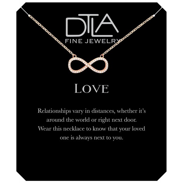 DTLA Infinity Necklace Sterling Inspirational