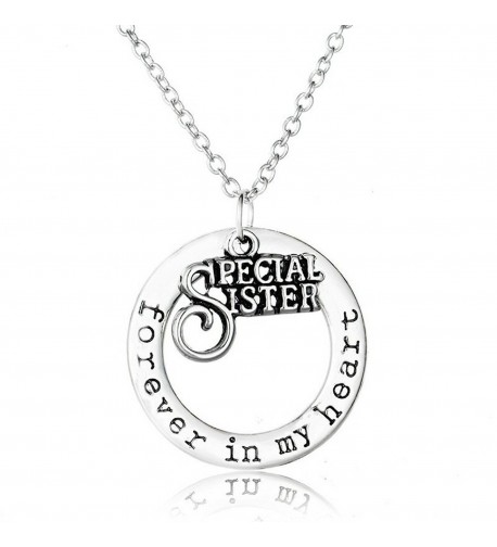 Special Sister Necklace Adorable Pendant