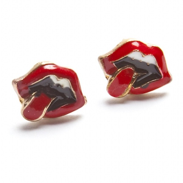 Vintage Rock Tongue Earring Jewelry