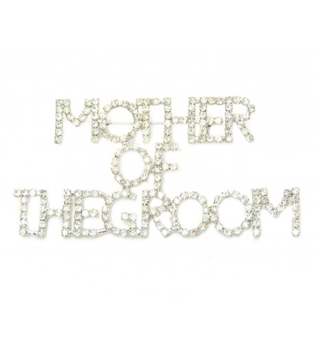 Faship Clear Crystal Mother Brooch