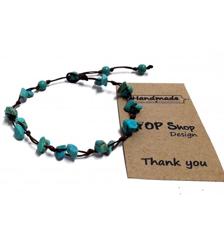 Turquoise Anklet Bracelet Beautiful cm Handmade