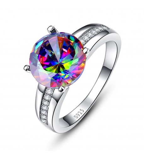 BONLAVIE Sterling Created Rainbow Engagement