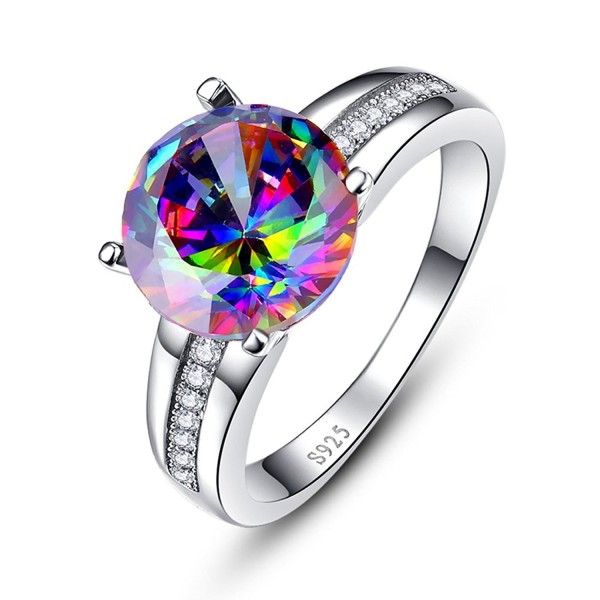 BONLAVIE Sterling Created Rainbow Engagement