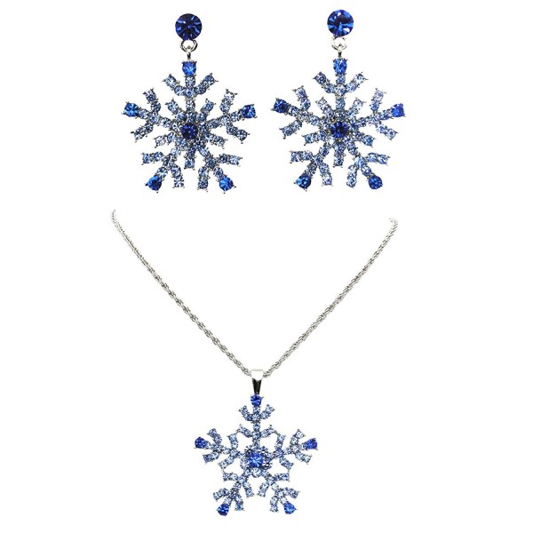 Faship Snowflake Necklace Earrings Brilliance