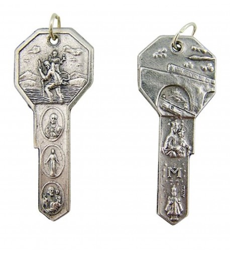 Silver Saint Christopher Heaven Medal