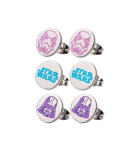 Stainless Steel Darth Stormtrooper Earring