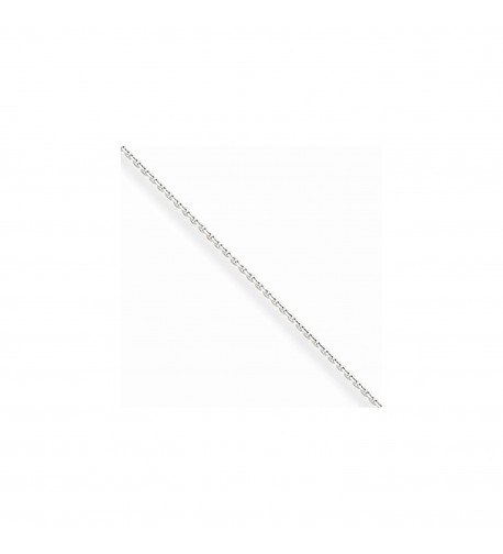 White 0 5mm Solid Diamond Necklace