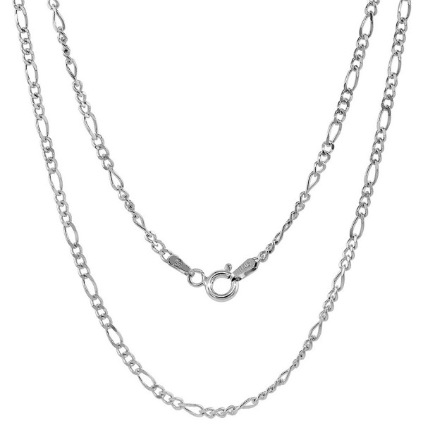 Sterling Silver Figaro Anklet Nickel