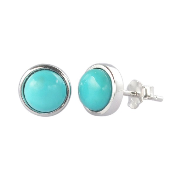 ZENGORI Sterling Natural Turquoise Earrings