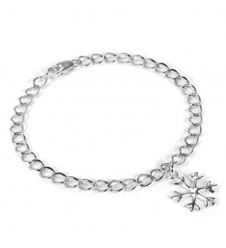 Sterling Silver Winter Snowflake Bracelet