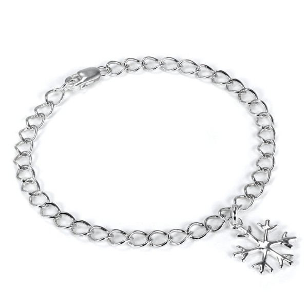 Sterling Silver Winter Snowflake Bracelet