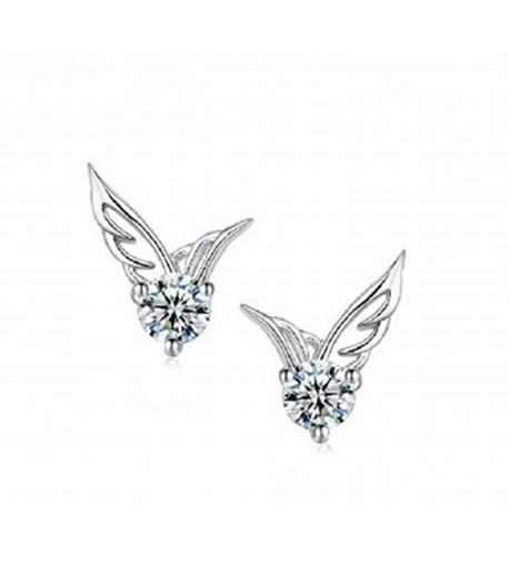 Sterling Silver Angles Wings Earrings