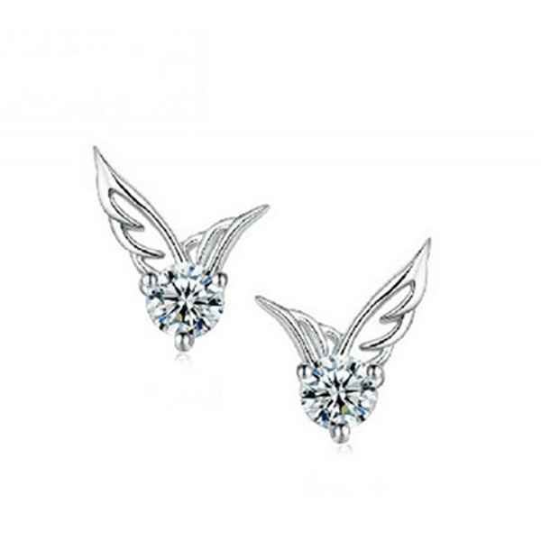 Sterling Silver Angles Wings Earrings