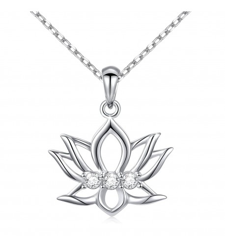 Necklace Sterling Silver Zirconia Pendant