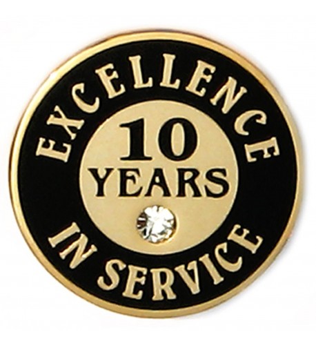 PinMarts Plated Excellence Service Rhinestone