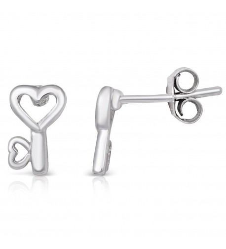 Sterling Silver Rhodium Plated Earrings