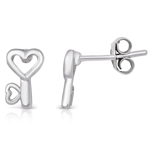 Sterling Silver Rhodium Plated Earrings