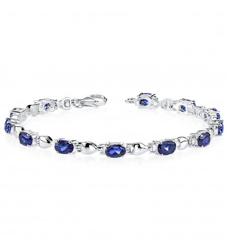 Exquisite Classic Sapphire Gemstone Bracelet