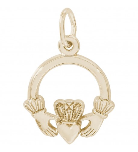 Rembrandt Sterling Silver Claddagh Charm