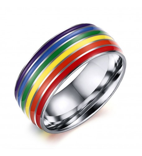 Nanafast Stainless Rainbow Lesbian Engagement